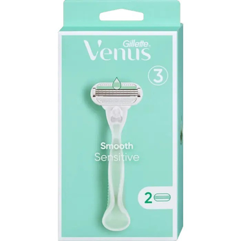Станок для гоління Venus Smooth Sensitive (+ 2 касети)
