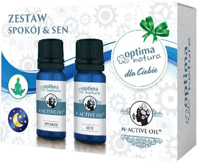 Набір ефірних олій Optima Natura N-Active Oil Calm + Sleep 2 x 10 мл (5904730293358)