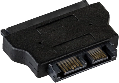 Adapter Akyga Slim SATA - SATA M/F Black (5901720134134)