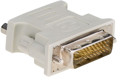 Adapter Akyga DVI-I - VGA M/F White (5901720130693)