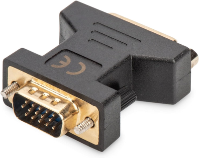 Adapter Digitus DVI-I - VGA HD D-SUB Black (4016032300526)