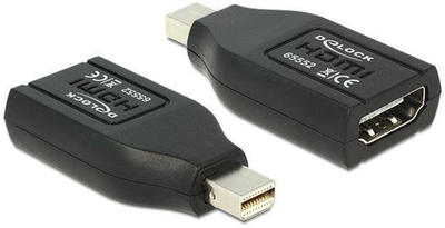 Adapter Delock DisplayPort mini - HDMI Black (4043619655526)