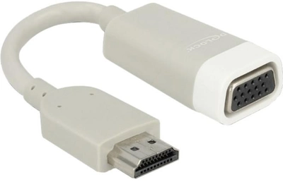 Adapter Delock HDMI A - VGA M/F Grey (4043619654697)