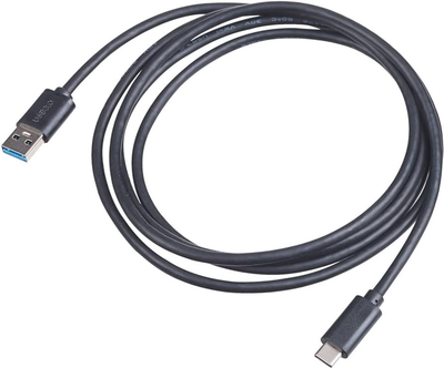 Kabel Akyga USB Type-A - USB Type-C M/M 1.8 m Black (5901720136169)