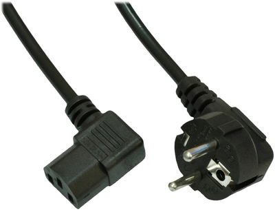 Kabel zasilający Akyga CEE 7/7 - IEC C13 3 m Black (5901720136015)