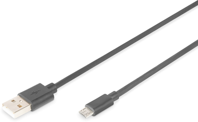 Kabel Digitus USB Type-A - micro-USB M/M 1.8 m Black (4016032282969)