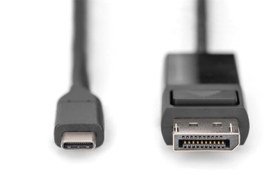 Кабель адаптер Digitus USB Type-C - DisplayPort M/M 2 м Black (4016032481072)