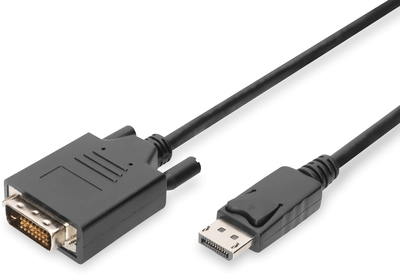 Kabel adapter Digitus DisplayPort - DVI-D M/M 1 m Black (4016032289067)