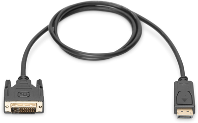 Kabel adapter Digitus DisplayPort - DVI-D M/M 1 m Black (4016032289067)