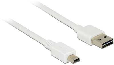 Kabel Delock USB Type-A - micro-USB M/M 5 m White (4043619852055)
