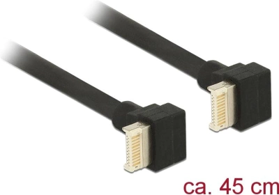 Kabel Delock Key B - Key B M/M 0.45 m Black (4043619853281)