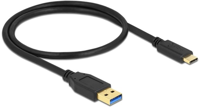 Кабель Delock USB Type-C - USB Type-A M/M 0.5 м Black (4043619838691)