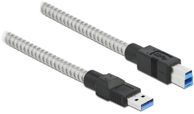 Kabel Delock USB Type-A - USB Type-B M/M 0.5 m Silver (4043619867776)