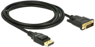Кабель адаптер Delock DisplayPort - DVI-D M/M 2 м Black (4043619853137)