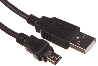 Kabel Delock USB Type-A - mini-USB M/M 0.7 m Black (4043619823963)