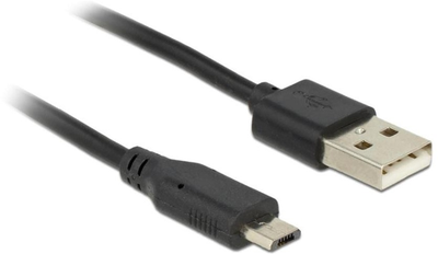 Кабель Delock USB Type-A - micro-USB M/M 1.5 м Black (4043619832729)