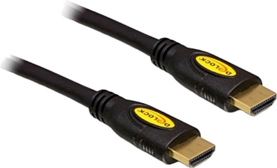 Kabel Delock HDMI A - HDMI A M/M 2 m Black (4043619825837)