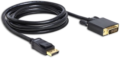 Кабель Delock DisplayPort - DVI-D M/M 2 м Black (4043619825912)