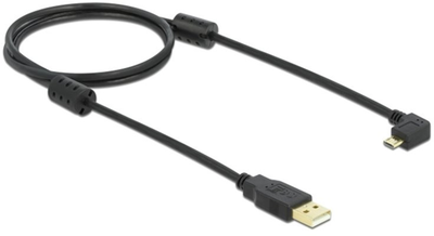 Кабель кутовий Delock USB Type-A - micro-USB M/M 1 м Black (4043619832507)