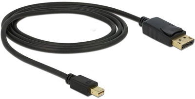 Kabel Delock mini DisplayPort - DisplayPort M/M 1 m Black (4043619826988)