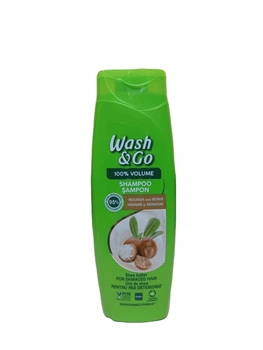 Шампунь з маслом ши для живлення волосся Wash & Go 400ml.