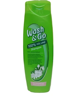 Шампунь для нормального волосся з екстрактом жасміну Wash & Go 400ml.