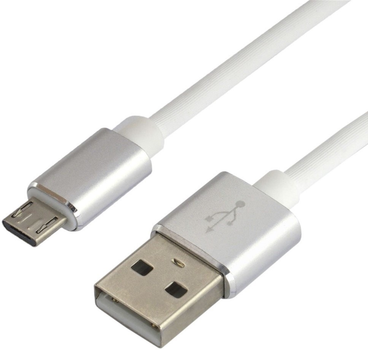 Кабель Everactive USB Type-A - micro-USB M/M 1.5 м White (5903205771056)