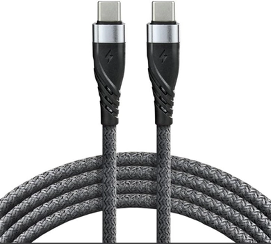 Kabel Everactive USB Type-C - USB Type-C M/M 1 m Black (5903205772206)