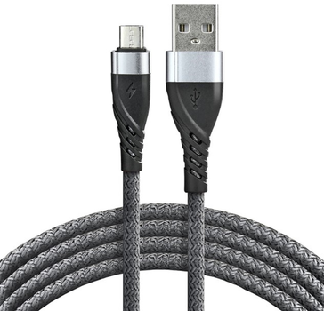 Kabel Everactive USB Type-A - micro-USB M/M 1 m Gray (5903205772244)
