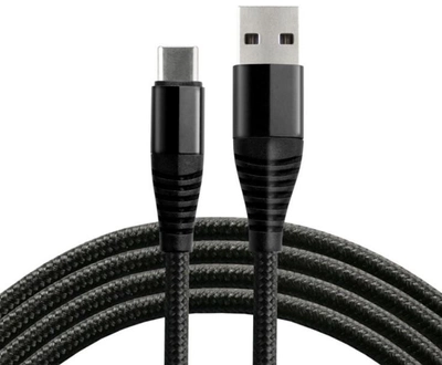 Kabel Everactive USB Type-A - USB Type-C M/M 1 m Black (5903205771568)