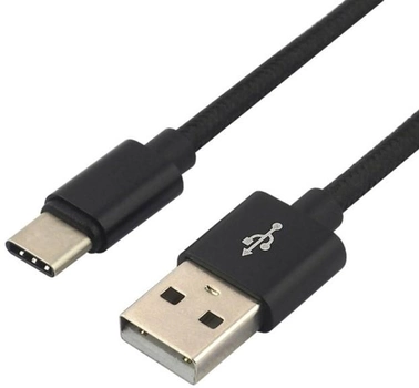 Кабель Everactive USB Type-A - USB Type-C 2 м Black (5903205771551)