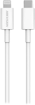 Кабель Hikvision USB Type-C - Lightning M/M 1 м White (6931847154189)
