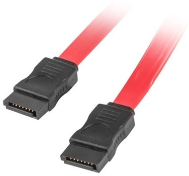 Kabel Lanberg SATA III F/F 0.3 m Red (5901969419474)