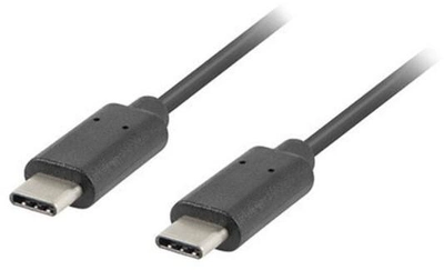 Kabel Lanberg USB 3.1 Type-C M/M 3 m Black (5901969416596)
