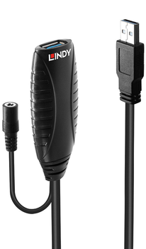 Кабель Lindy USB Type-A 3.0 M/F 10 м Black (4002888431569)