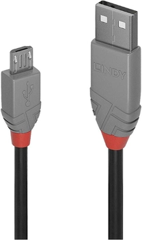Кабель Lindy USB Type-A - micro-USB M/M 2 м Black (4002888367332)