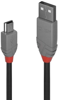 Kabel Lindy USB Type-C - USB Type-B M/M 3 m Black (4002888369435)