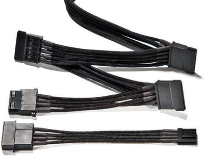 Кабель Be Quiet 3 x SATA + 1 x HDD/FDD - PSU F/M 0.3/0.7 м Black (4260052183472)