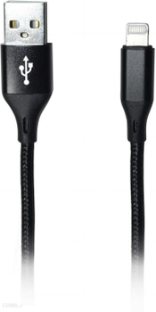 Kabel Msonic USB Type-A - Lightning 1 m Black (4718308535785)