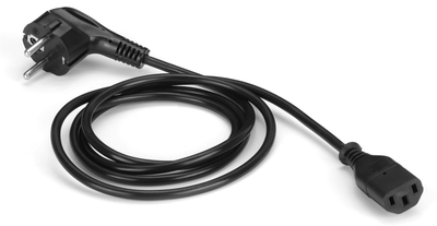 Kabel zasilający Montis IEC - CEE7/7 1.5 m Black (5901811405532)