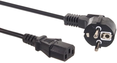Kabel zasilający Maclean IEC-C13 - Schuko 3 m Black (5902211100799)