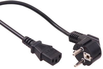 Kabel zasilający Maclean IEC-C13 - Schuko 5 m Black (5902211102366)