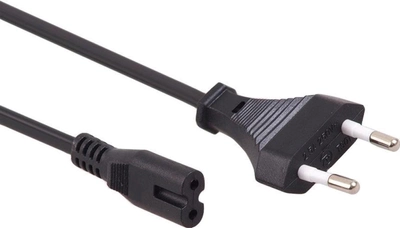 Kabel zasilający Maclean Schuko - IEC-C7 3 m Black (5902211102427)