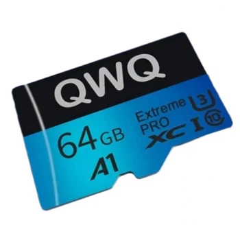 MicroSD Карта памяти QWQ Extreme Pro U3 A1 V10 64Gb