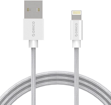 Kabel Orico USB Type-A - Lightning 1 m White (6936761847827)
