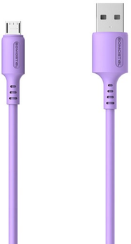 Kabel Somostel USB Type-A - micro-USB 3.1A 1.2 m Purple (5902012968901)