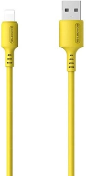 Kabel Somostel USB Type-A - Lightning 3.1A 1.2 m Gold (5902012968857)