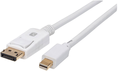 Кабель Techly mini DisplayPort - DisplayPort M/M 2 м White (8051128109771)