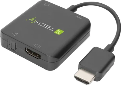 Кабель адаптер Techly IDATA-HDMI-VGA8 0.2 м Black (8054529026500)
