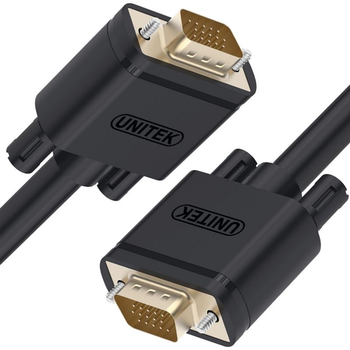 Kabel Unitek VGA M/M 20 m Black (4894160022257)